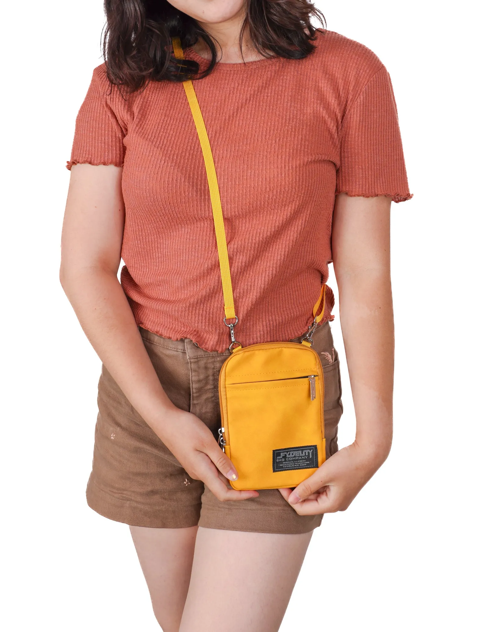 Slim Shady Bag | Crossbody | Vegan Mustard