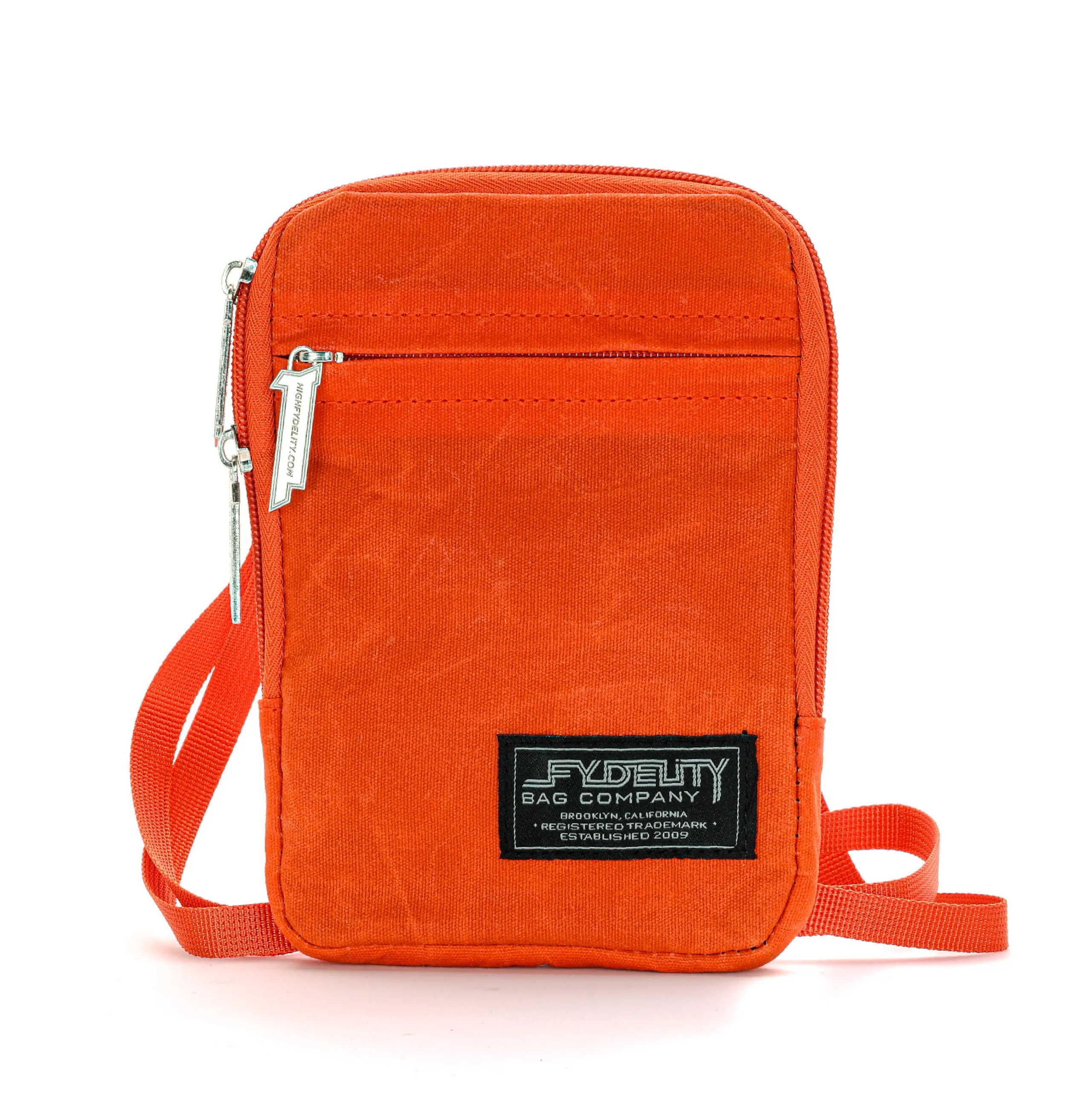 Slim Shady Bag | Crossbody | Waxed Cotton Red