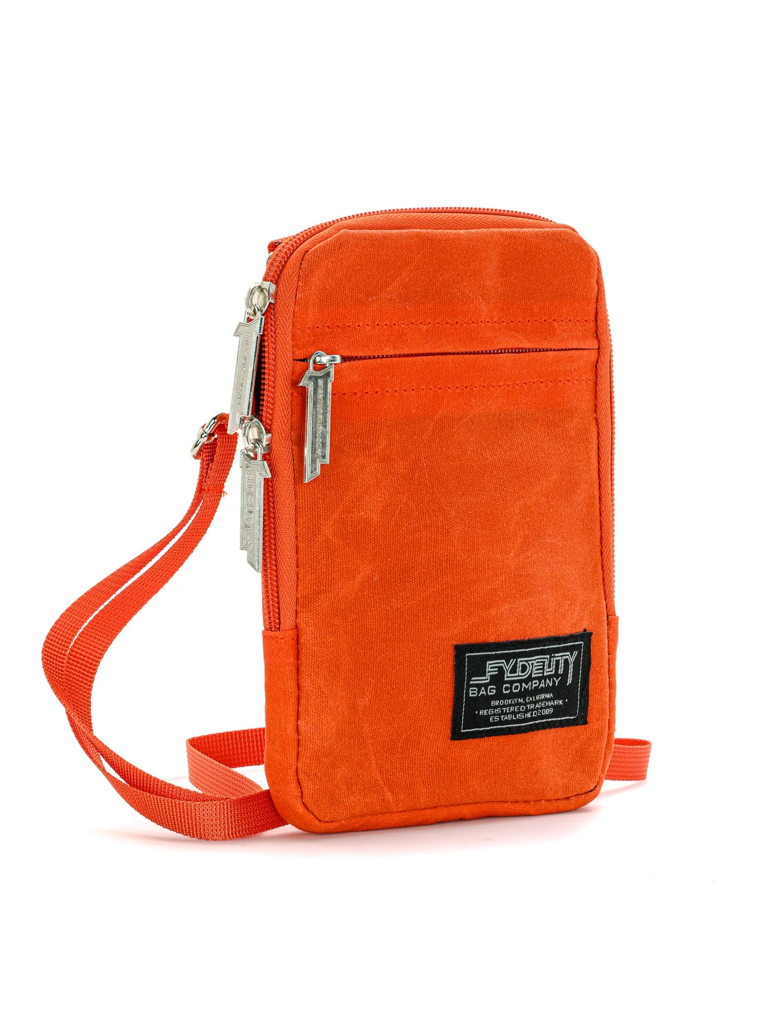 Slim Shady Bag | Crossbody | Waxed Cotton Red