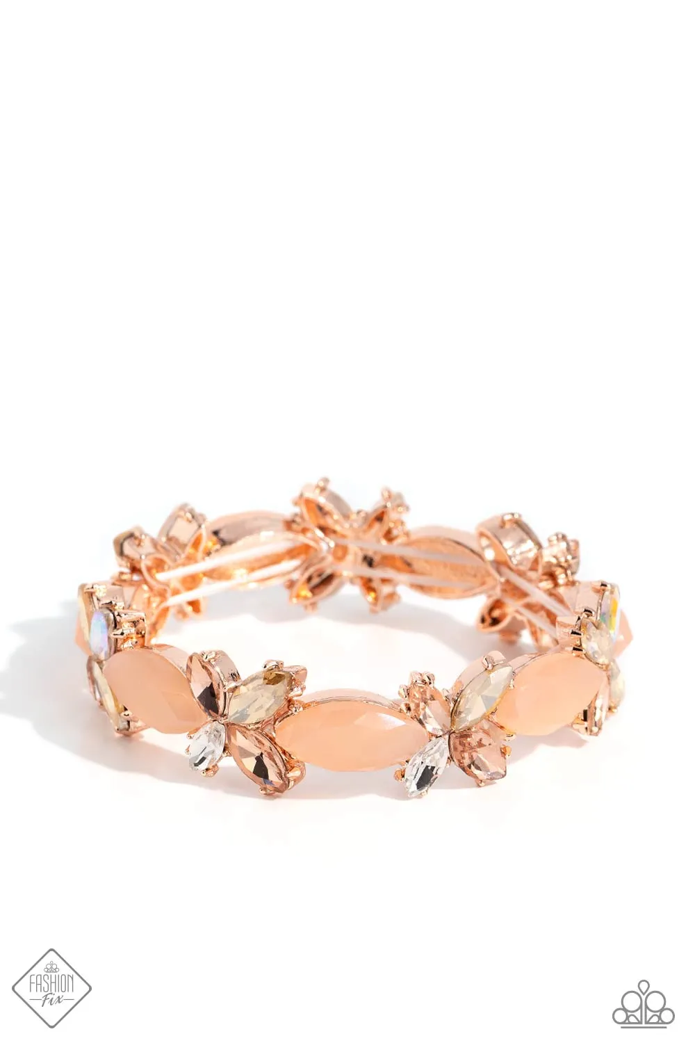 Soft-Hearted Succession - Rose Gold Bracelet - Paparazzi Accessories