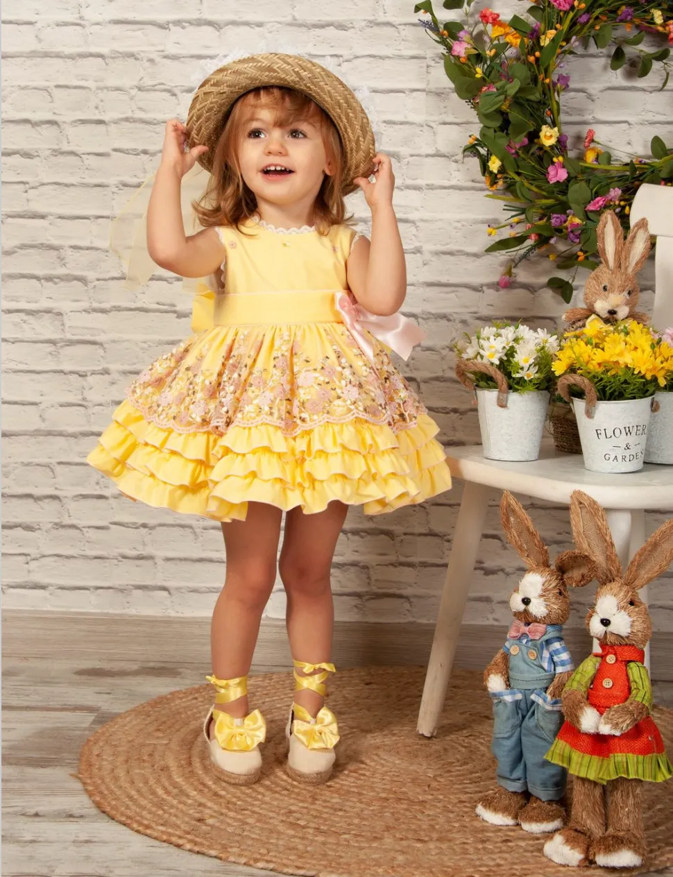 Sonata Yellow Floral Dress