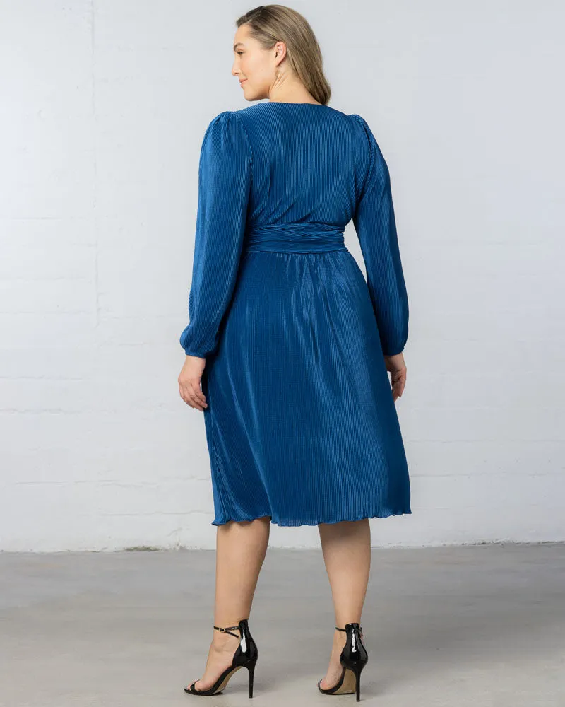 Sophie Long Sleeve Pleated Cocktail Dress - Sale!