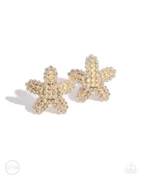 Starfish Serenade - Gold Earrings