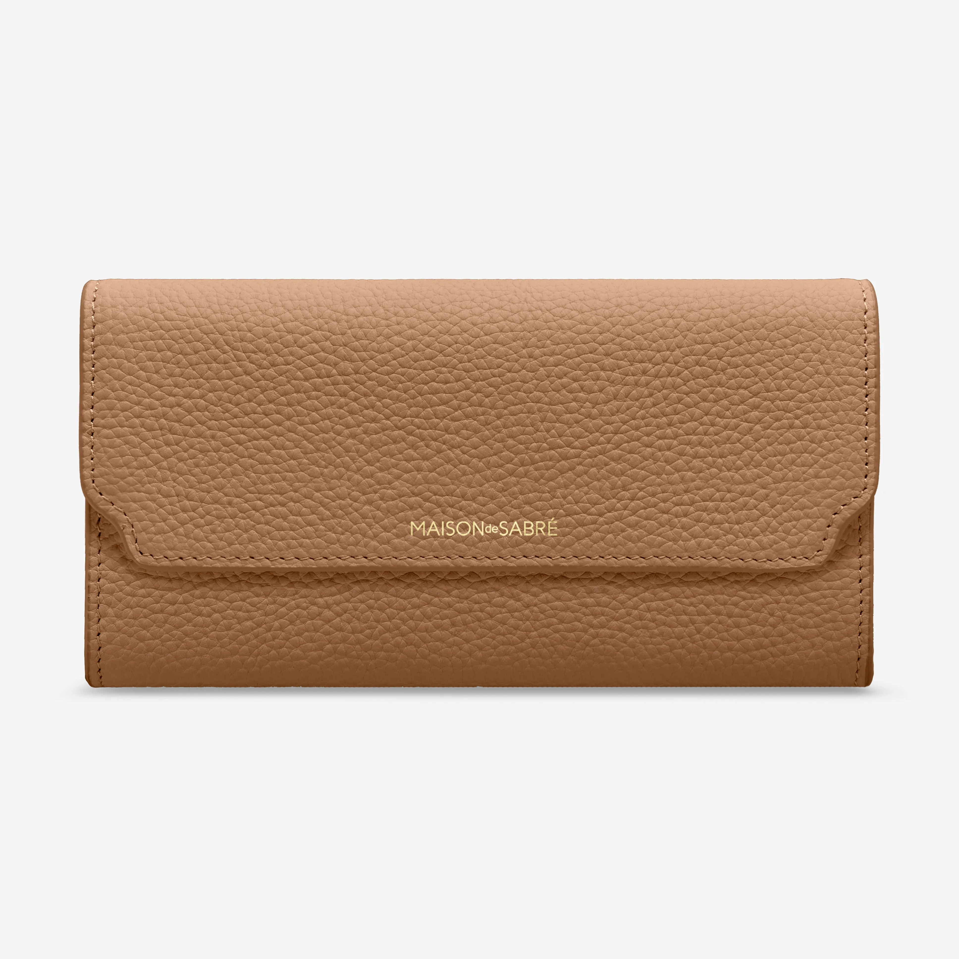 The Long Flap Wallet - Sandstone Lily