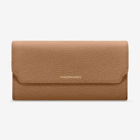 The Long Flap Wallet - Sandstone Lily