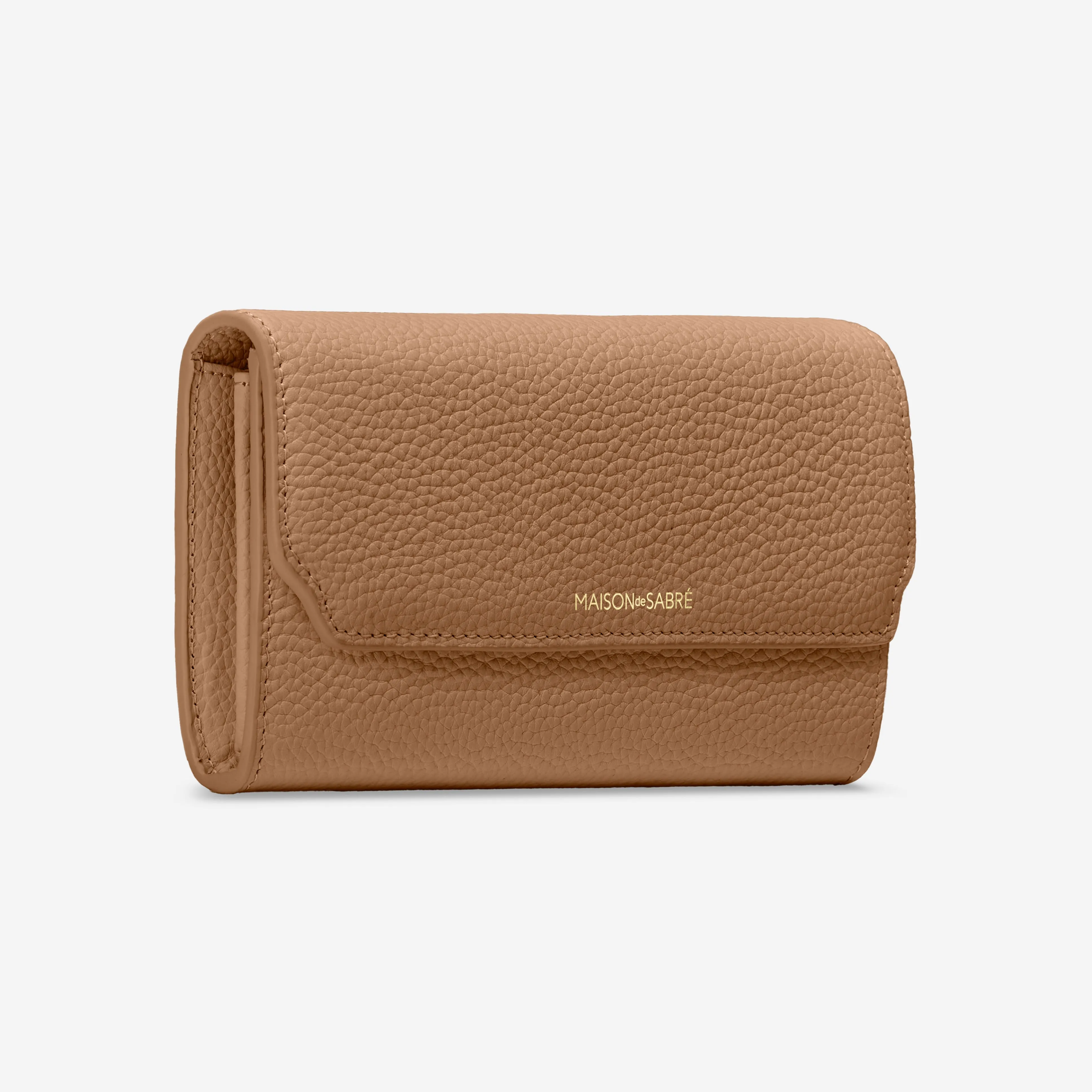 The Long Flap Wallet - Sandstone Lily