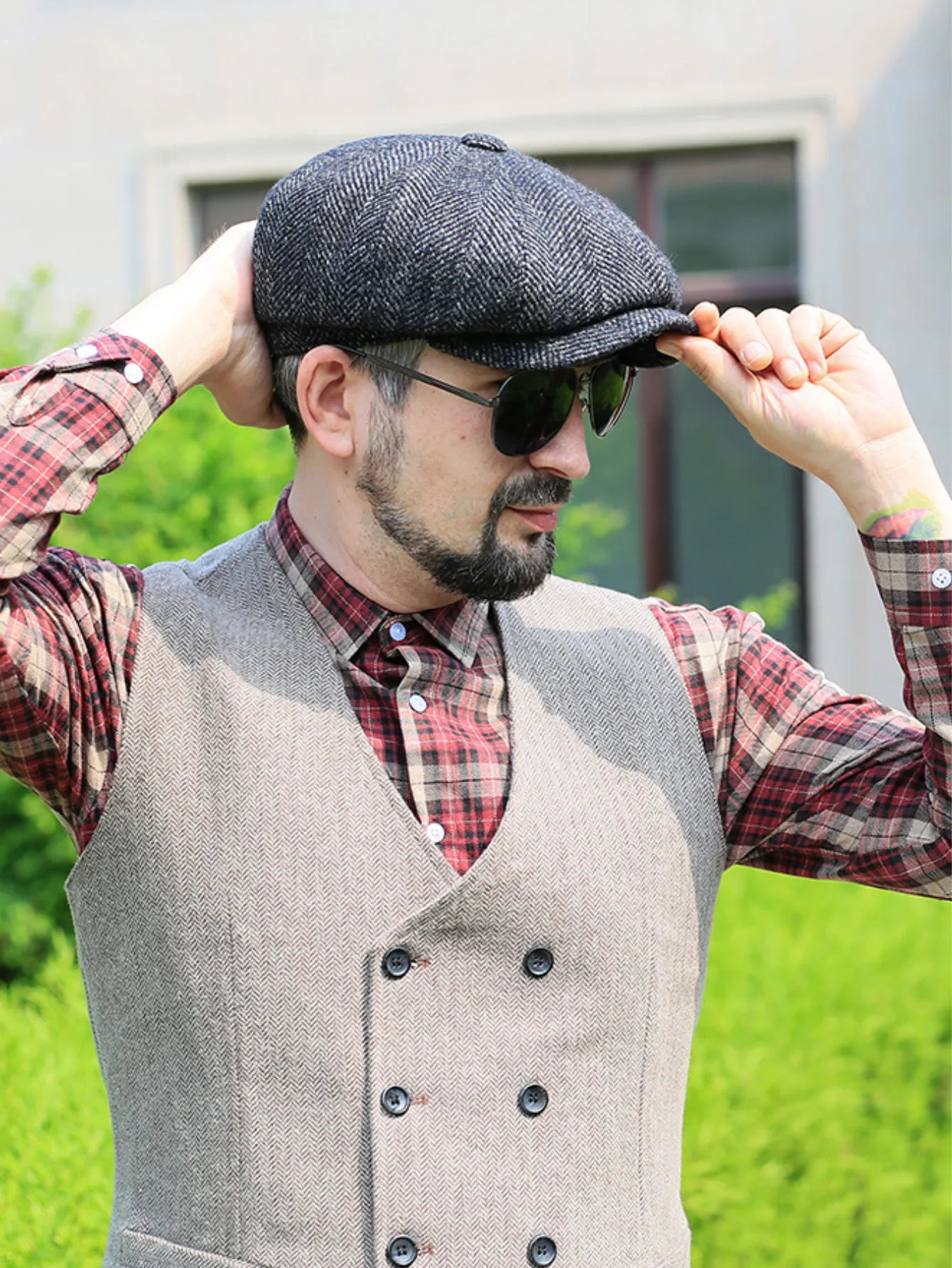 Timeless Wool Blend Newsboy Cap