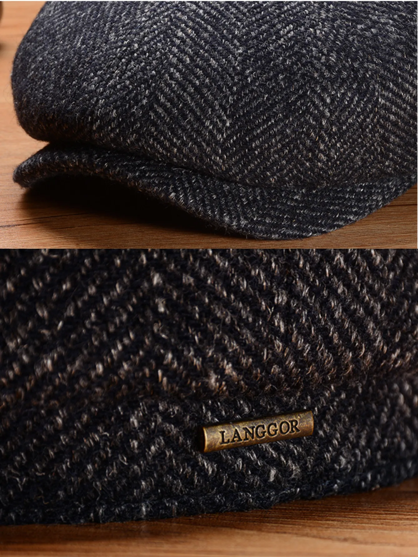 Timeless Wool Blend Newsboy Cap