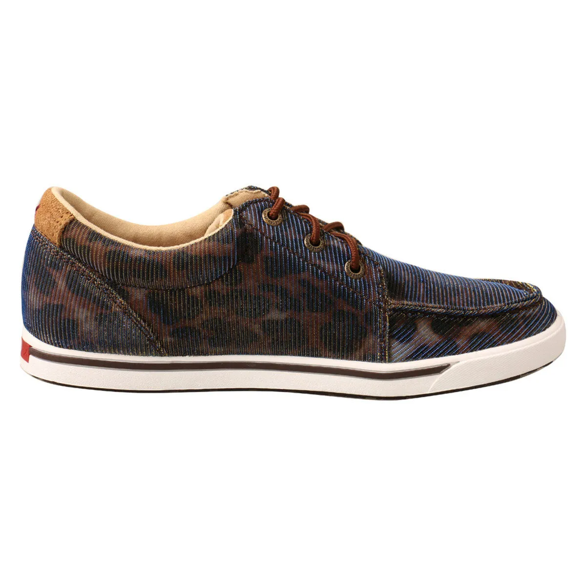 Twisted X Women's Shiny Leopard Brown "Casual Kicks"