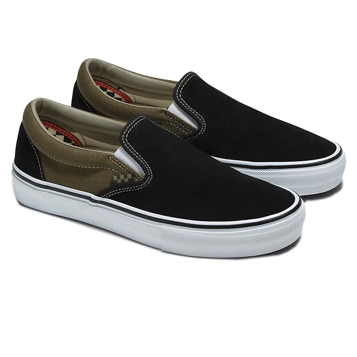 Vans Skate Slip-On - Black/Olive