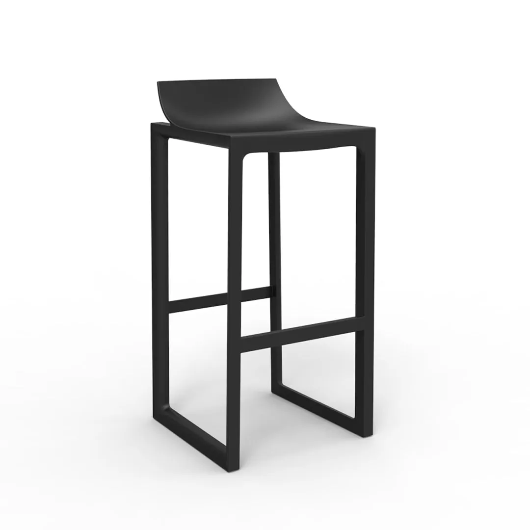 Wall Street Bar Stool (Set of 2) - Modern Patio Furniture