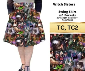 Witch Sisters Swing Skirt