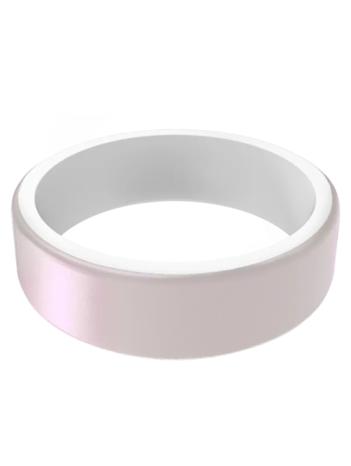 Women's Holographic Switch Reversible Silicone Ring