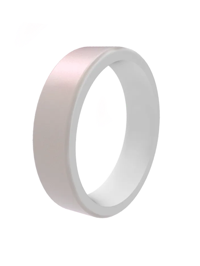 Women's Holographic Switch Reversible Silicone Ring