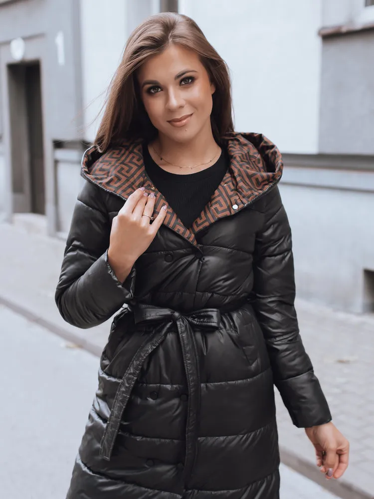 Women'S Quilted Jacket Camy Black