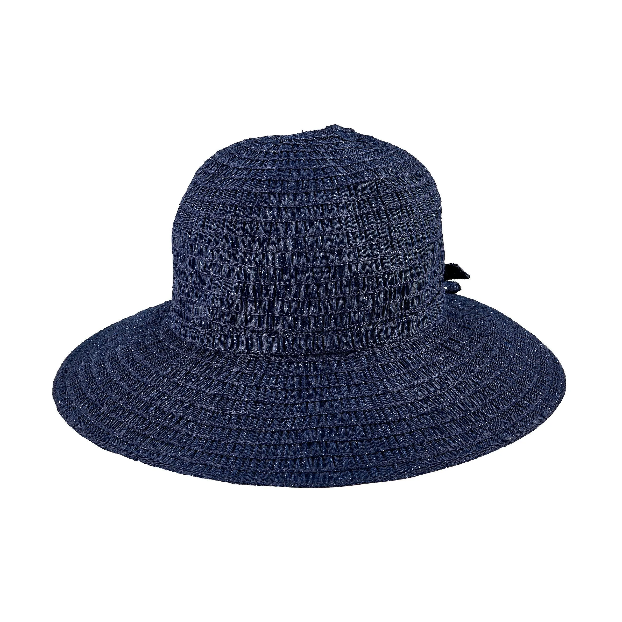 Women's Shimmery Ribbon Sun Hat