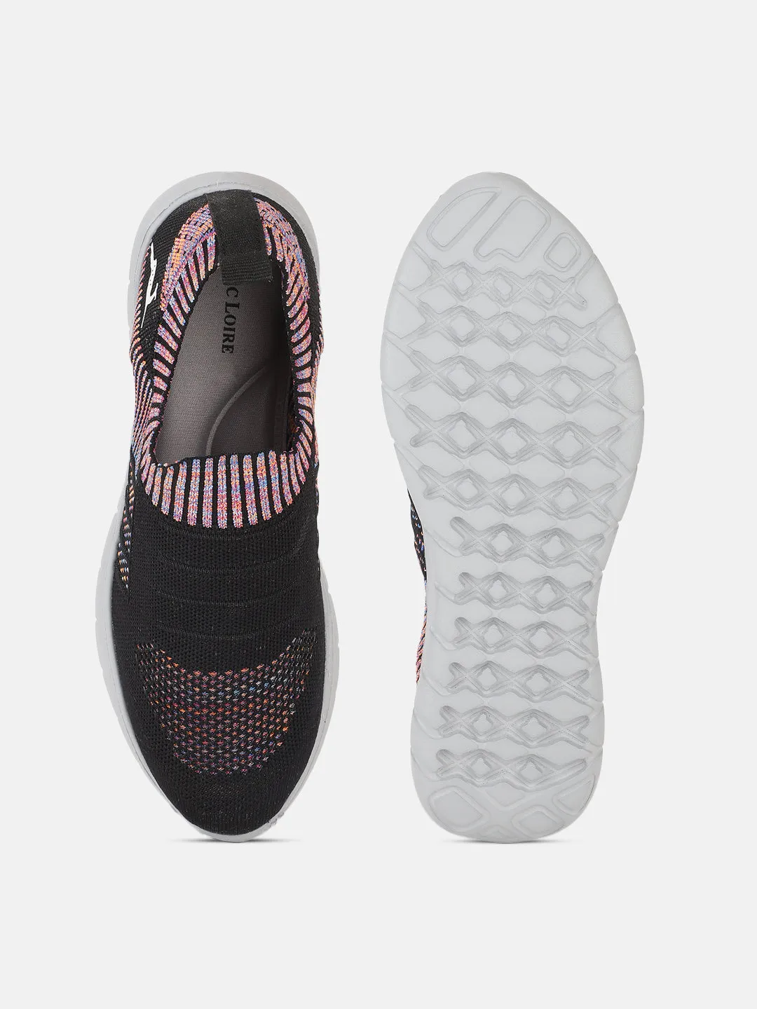 Woven Design Slip On Sneakers