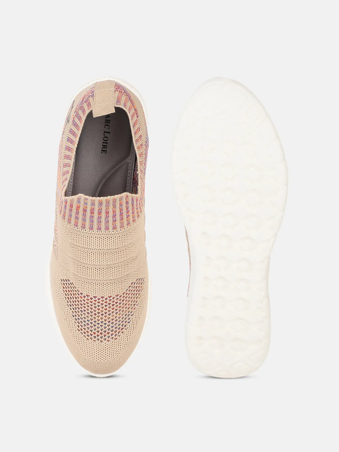 Woven Design Slip On Sneakers